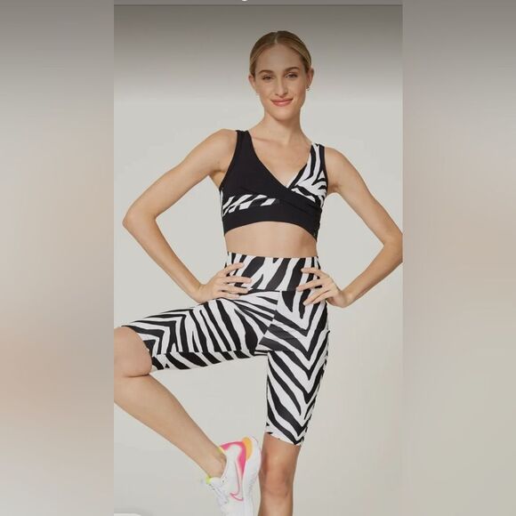 Redemption Athletix Zebra Cyclist Shorts Size Medium - Picture 1 of 7